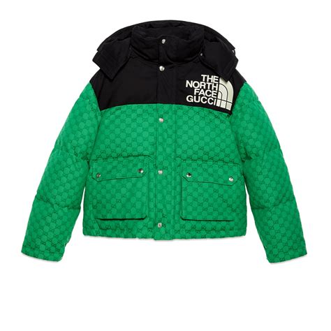 north face gucci coat green|north face gucci collection prices.